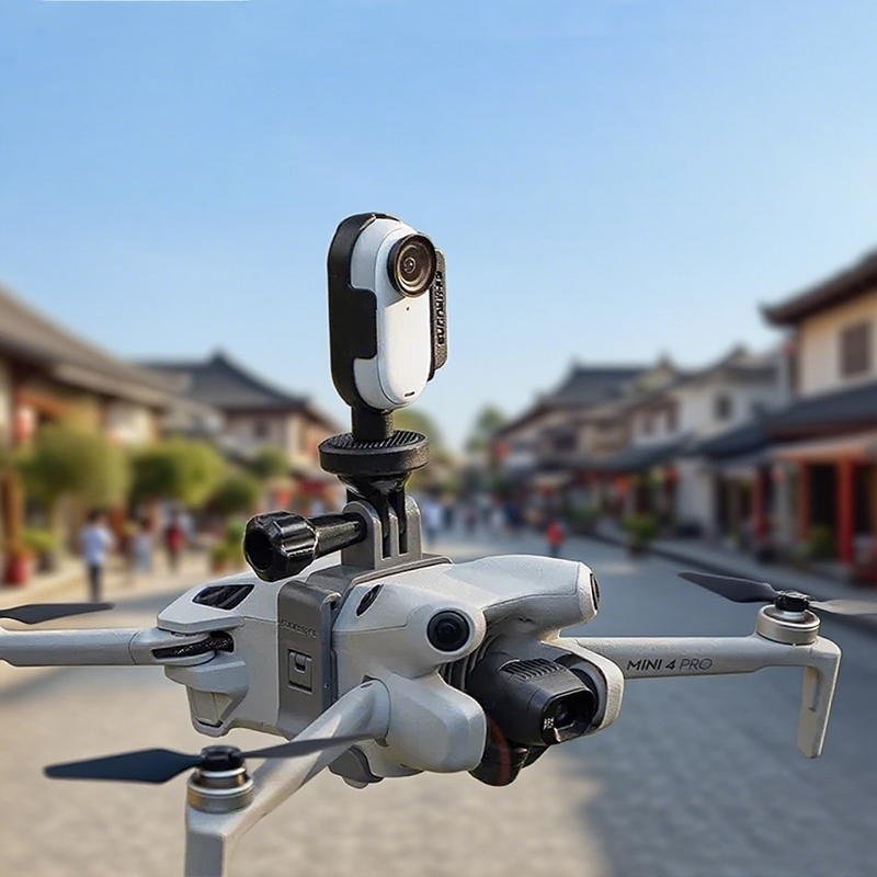 Drone Camera Mount - Кронштейн спортивной камеры для Gopro/insta360 GO/DJI