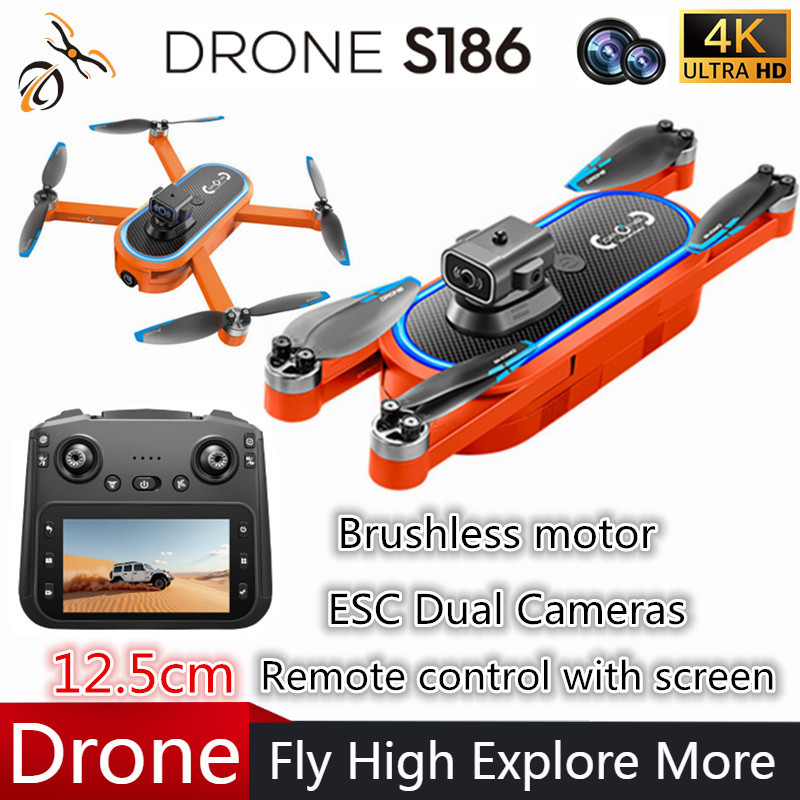 Дрон S186 2025 года, профессио – обзор и цена Drone Camera Professional