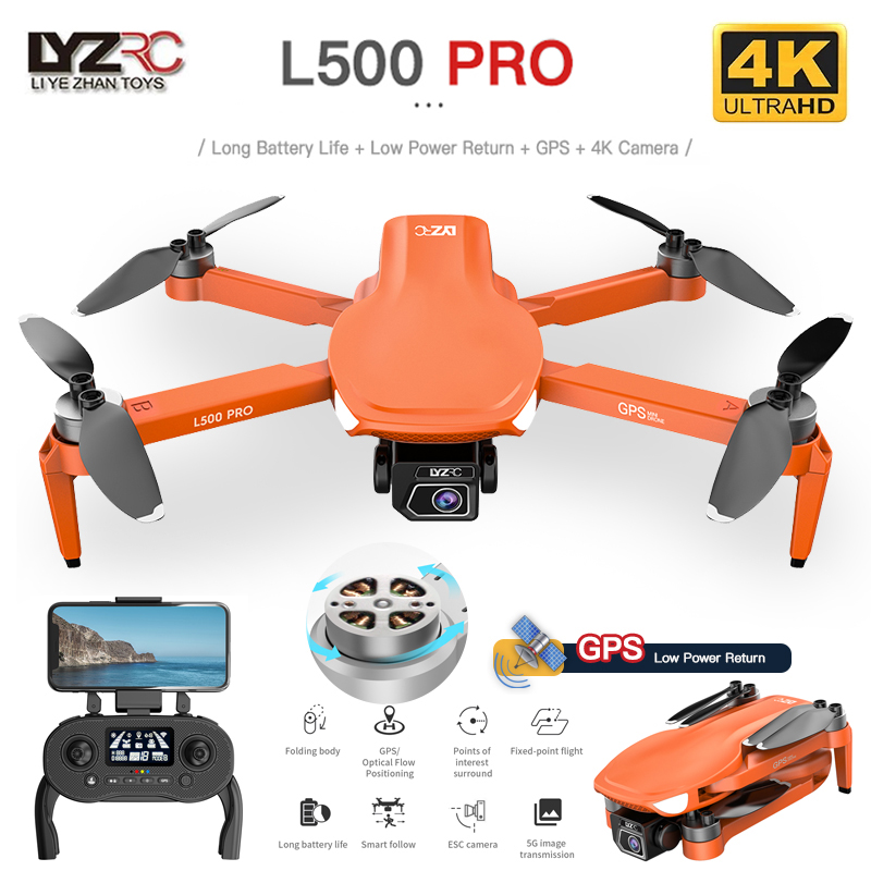 L500 PRO GPS Drone 4K Profesio – обзор и цена Drone Camera Wide Angle