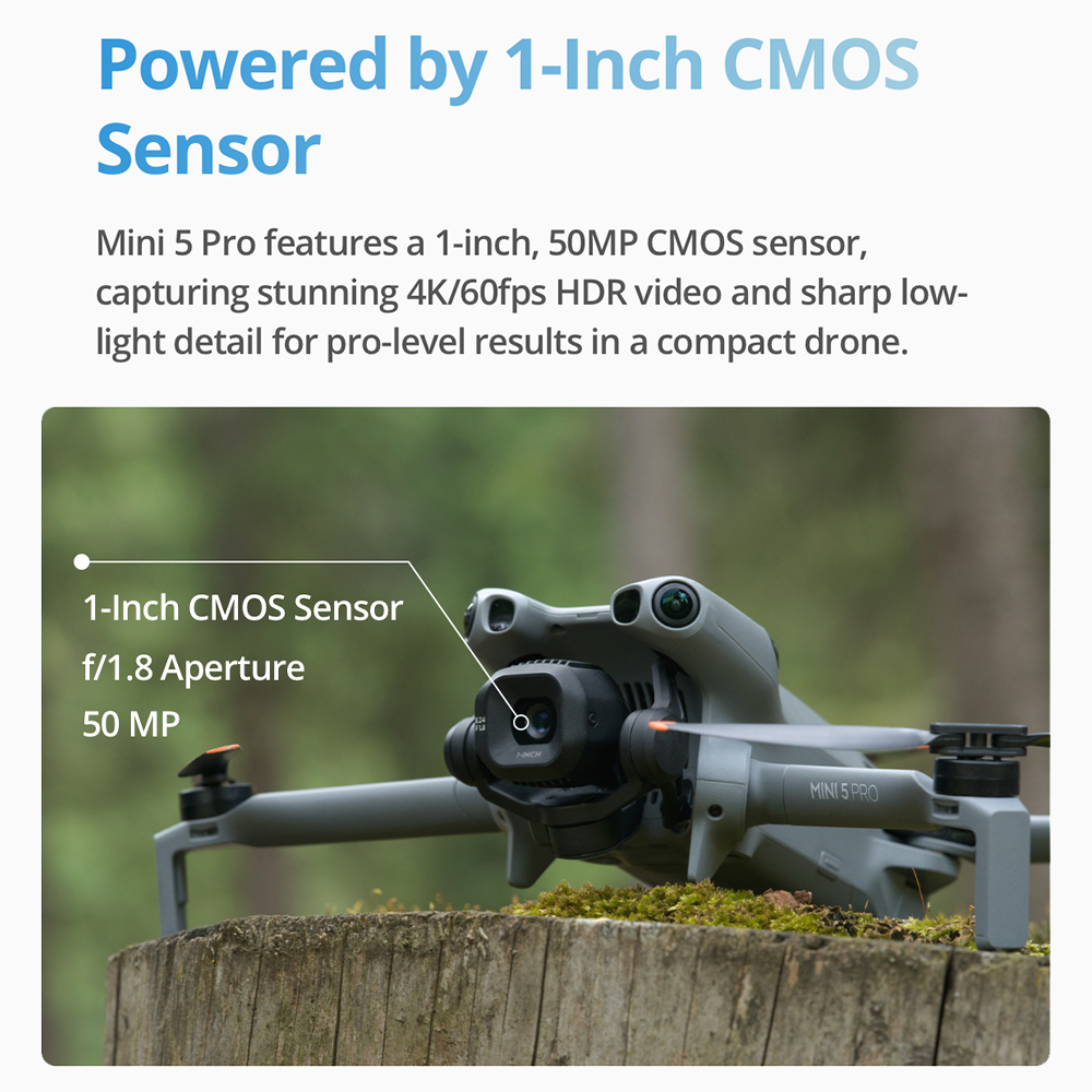 Комплект дронов DJI Mini 5 Pro – обзор и цена Drone Camera Hd