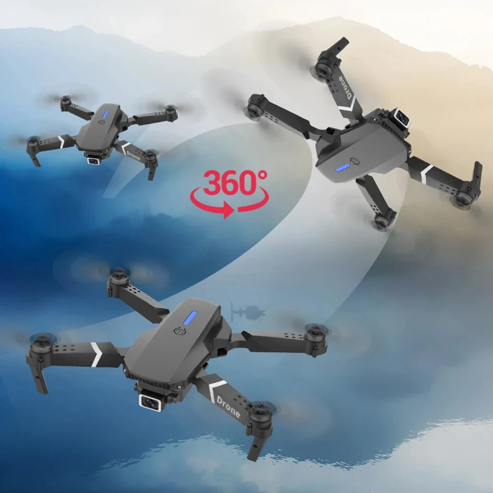 Профессиональный дрон E88 4K,  – обзор и цена Drone Camera Wide Angle
