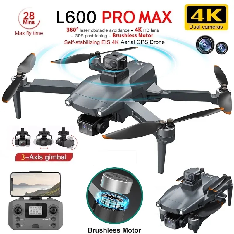 L600 PRO MAX GPS Дрон Професси – обзор и цена Drone Camera 4K