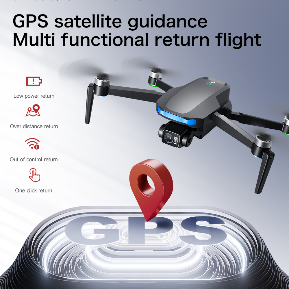 Новый дрон S-X1 MAX с GPS, 8K, – обзор и цена Drone Camera Professional